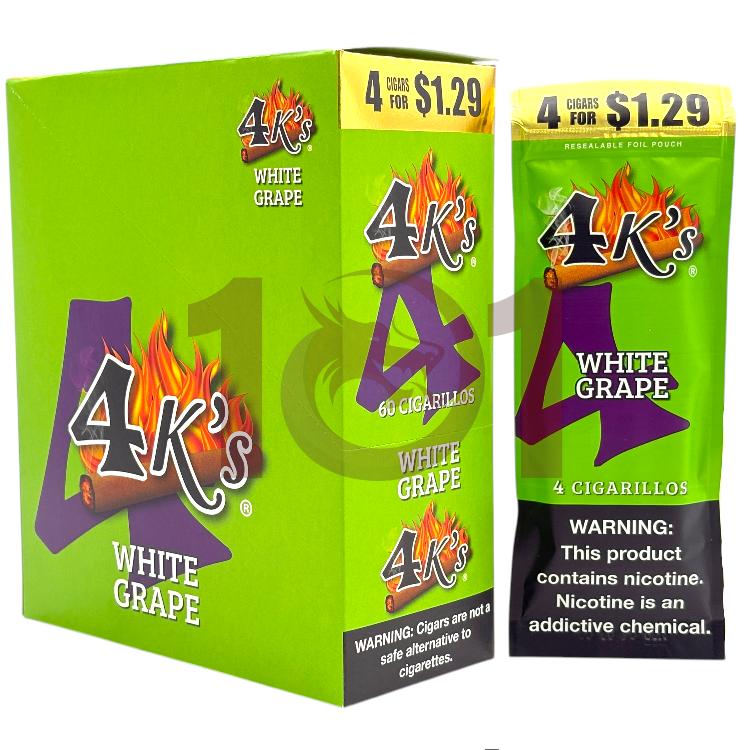 GOOD TIMES 4K'S LGC SP 4/$1.29 4CT PK - WHITE GRAPE