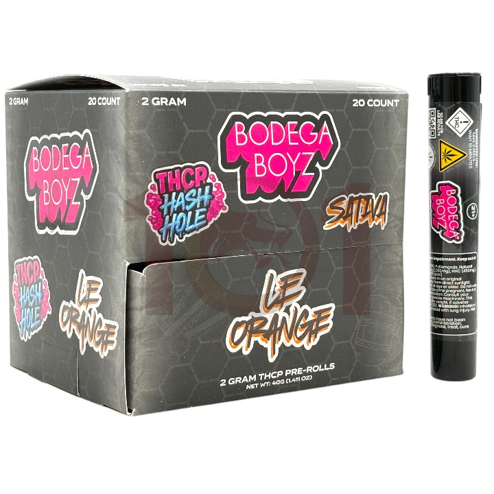 BODEGA BOYZ HASH HOLE LR THCP 2GM - SATIVA LE ORANGE