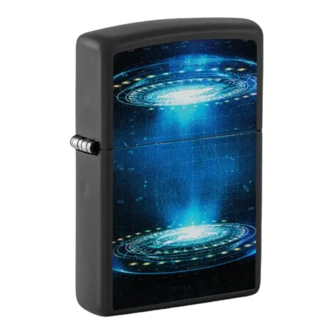 ZIPPO LIGHTER - 218 - UFO FLAME DESIGN