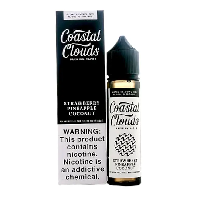 COASTAL CLOUDS 6MG 60ML - STRAWBERRY PINEAPPLE COCONUT