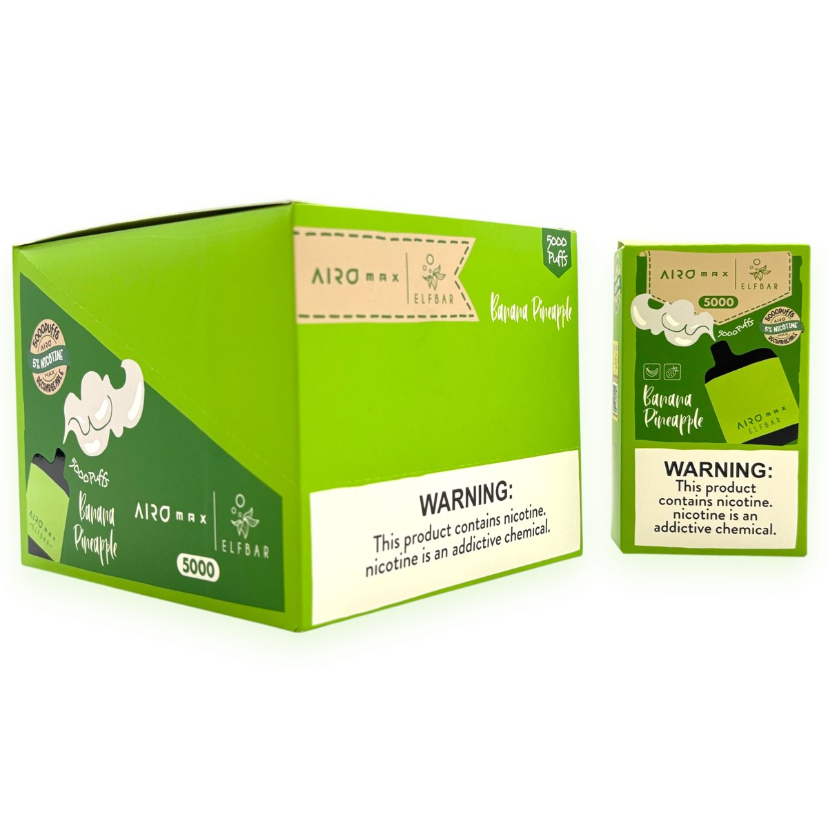ELF BAR AIRO MAX 5000 5% - BANANA PINEAPPLE