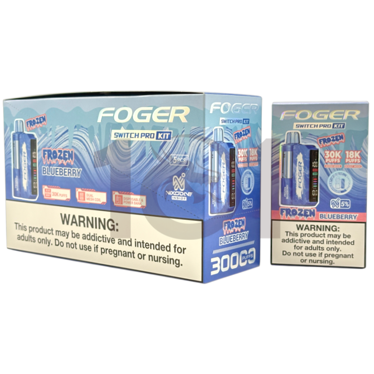 FOGER NIXODINE SWITCH PRO 30000 POD DEVICE 5% - FROZEN BLUEBERRY