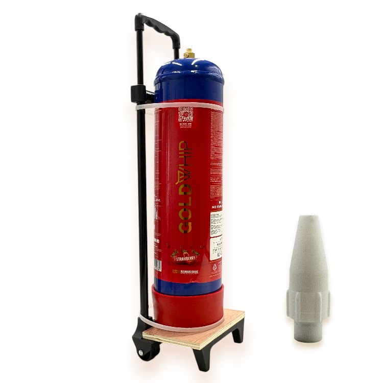 GOLD WHIP CREAM N2O CHARGER TANK 5.0L 3500GM SUPER MAXI - STRAWBERRY