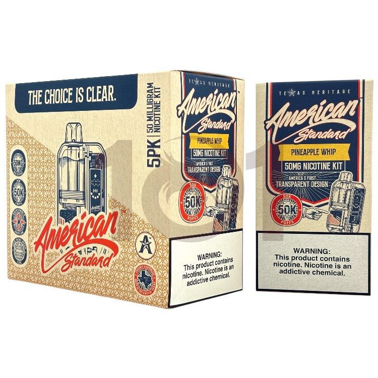 AMERICAN STANDARD 50000 POD DEVICE 5% - PINEAPPLE WHIP