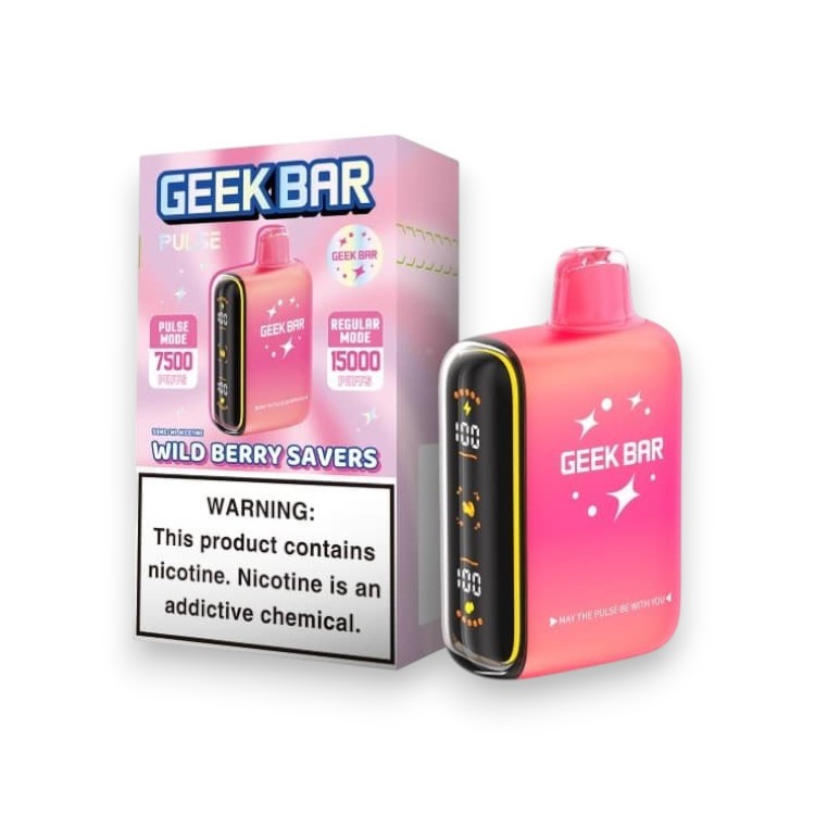 GEEK BAR PULSE 15000 5% - WILD BERRY SAVERS