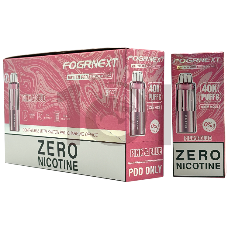 FOGRNEXT 40000 SWITCH PRO POD 0% - PINK & BLUE