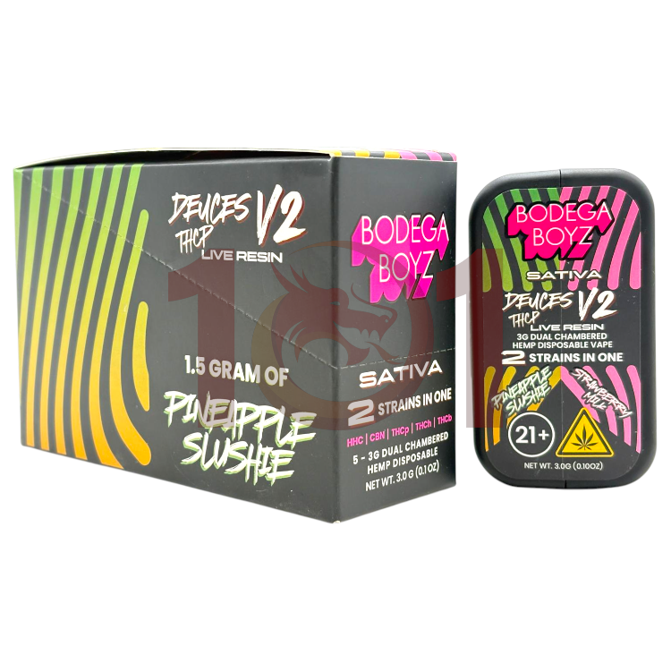 BODEGA BOYZ DEUCES V2 THCP - PINEAPPLE SLUSHIE+STRAWBERRY MILK