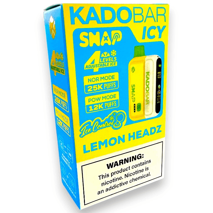 KADO BAR 25000 SNAP ICY POD 5% - LEMON HEADS