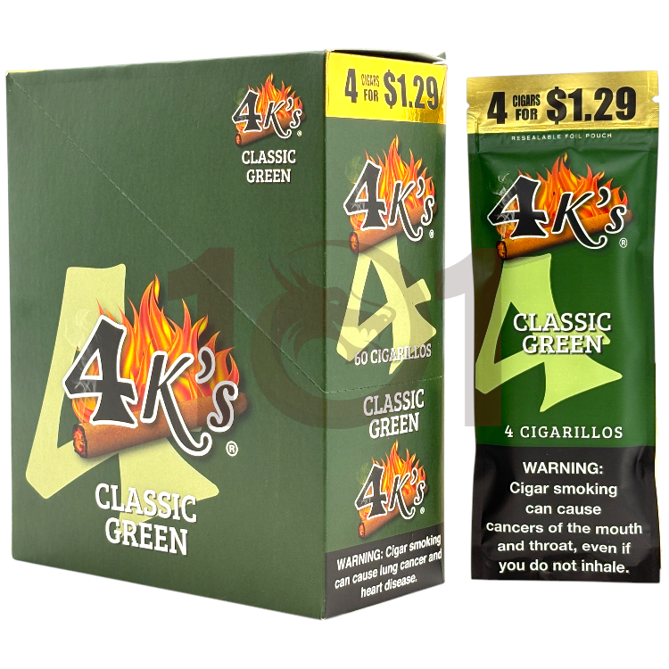 GOOD TIMES 4K'S LGC SP 4/$1.29 4CT PK - CLASSIC GREEN