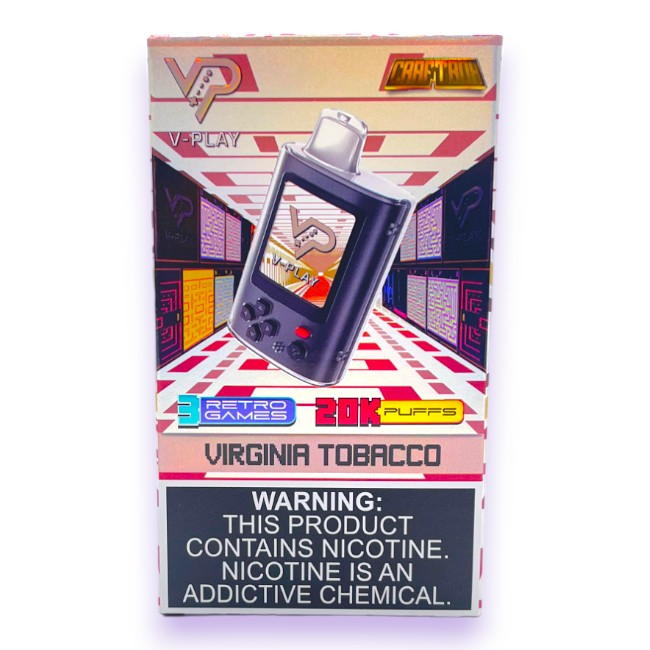 CRAFTBOX V-PLAY 20000 5% - VIRGINIA TOBACCO
