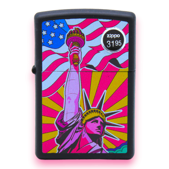 ZIPPO LADY LIBERTY LIGHTER - SGL