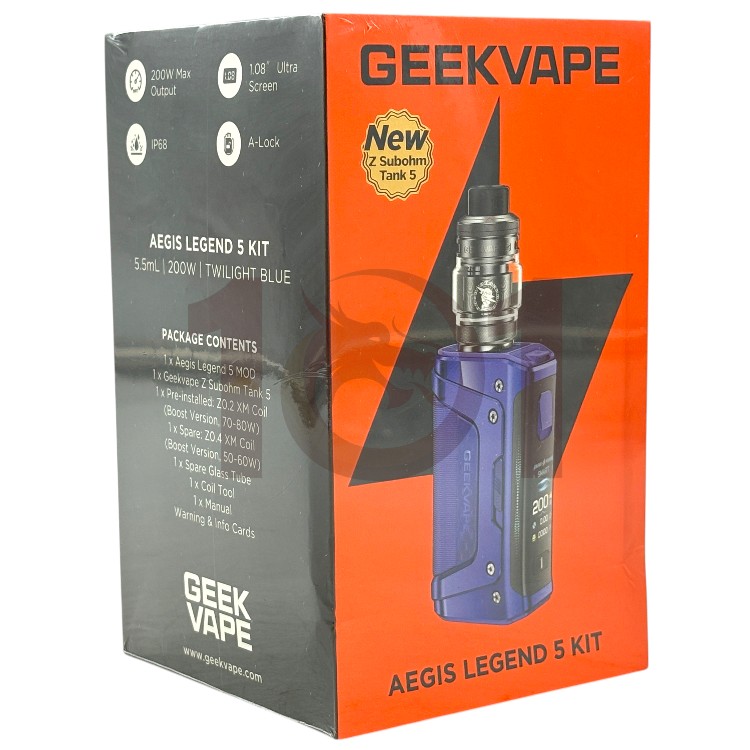 GEEKVAPE AEGIS LEGEND 5 MOD DEVICE - TWILIGHT BLUE