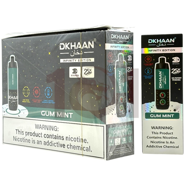 DKHAAN 25000 INFINITY EDITION 5% - GUM MINT