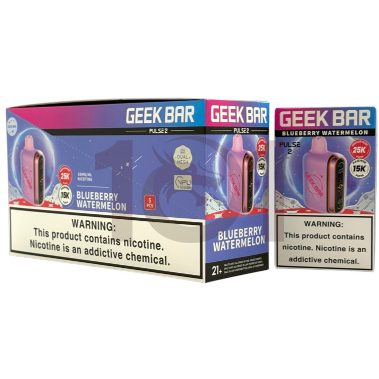 GEEK BAR PULSE 2 25000 5% - BLUEBERRY WATERMELON