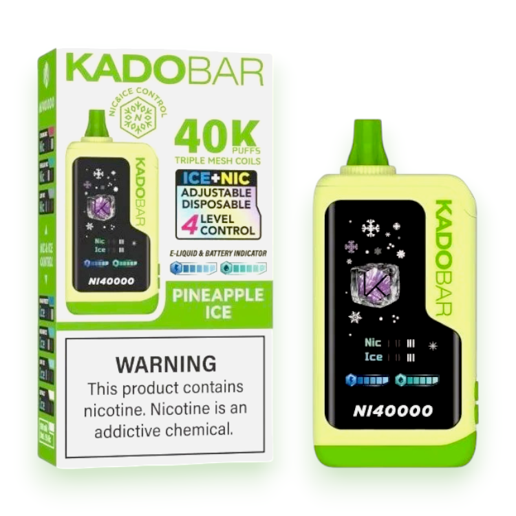 KADO BAR ICE+NIC NI40000 5% - PINEAPPLE ICE