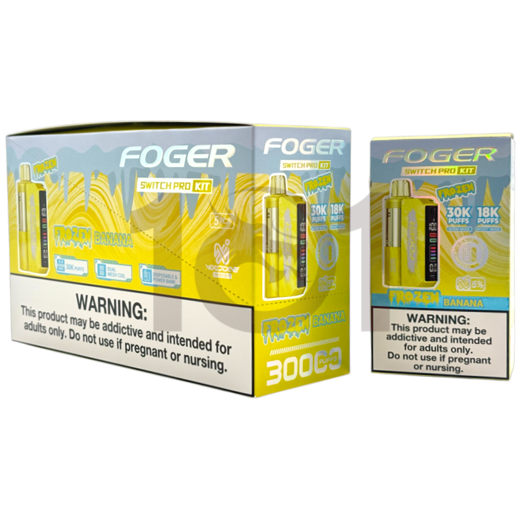 FOGER NIXODINE SWITCH PRO 30000 POD DEVICE 5% - FROZEN BANANA