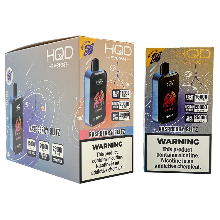 HQD EVEREST 25000 5% - RASPBERRY BLITZ