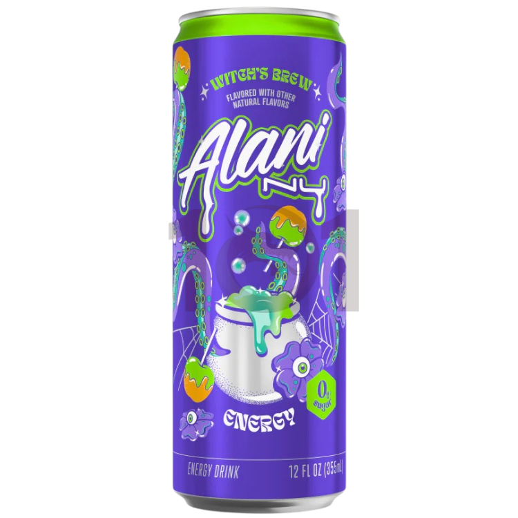 ALANI NU ZERO SUGAR ENERGY DRINK 12OZ CAN - WITCH'S BREW