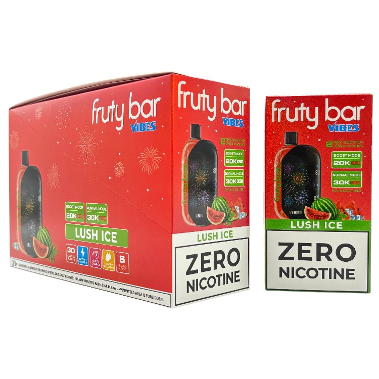 FRUTY BAR VIBES 30000 0% - LUSH ICE