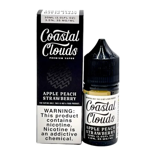 COASTAL CLOUDS 35MG30ML - APPLE PEACH STRAWBERRY