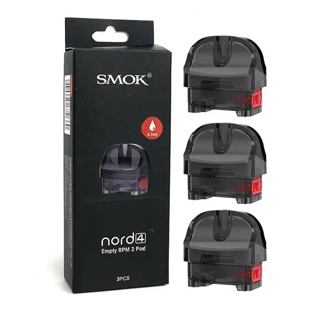 SMOK NORD 4 RPM2 4.5 ML - TRANSPARENT BLACK