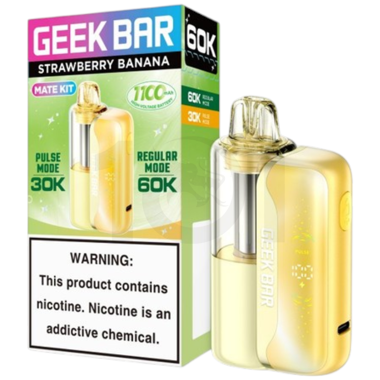 GEEK BAR MATE KIT 60000 POD DEVICE 5% - STRAWBERRY BANANA