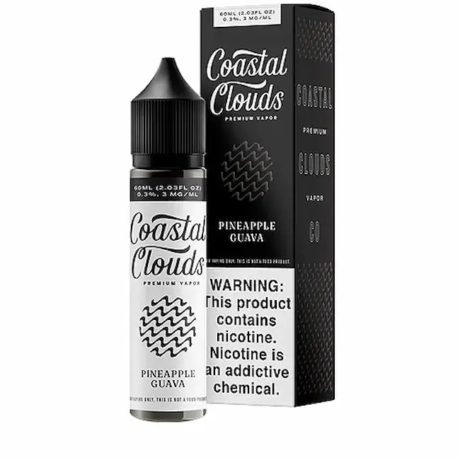 COASTAL CLOUDS 3MG 60ML - GUAVA PUNCH (PINEAPPLE GUAVA)