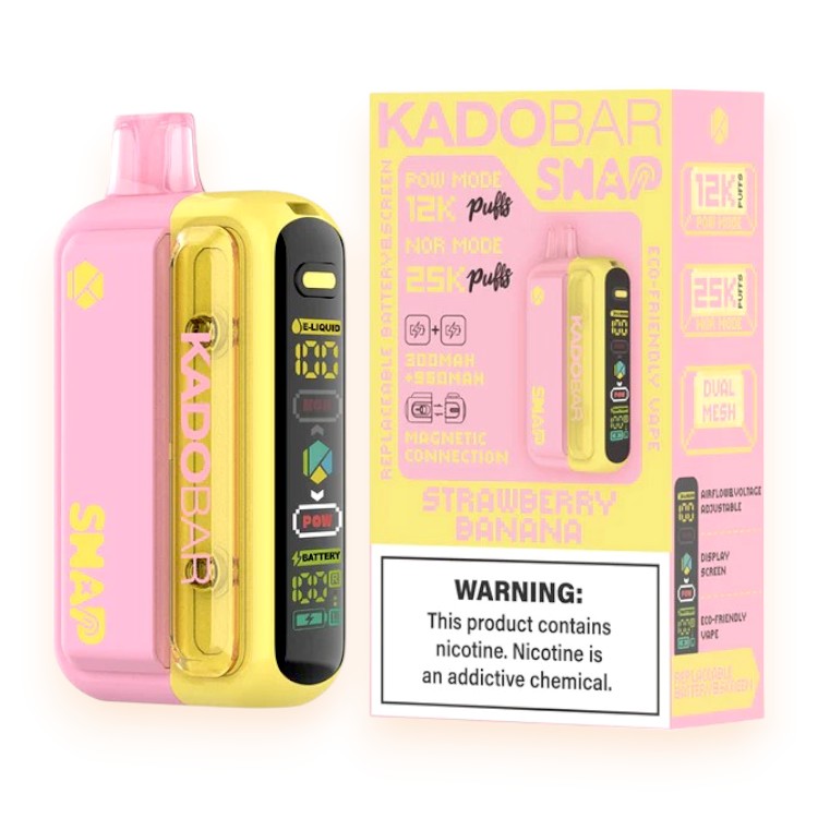 KADO BAR SWITCH PRO 25000 POD 5% - STRAWBERRY BANANA
