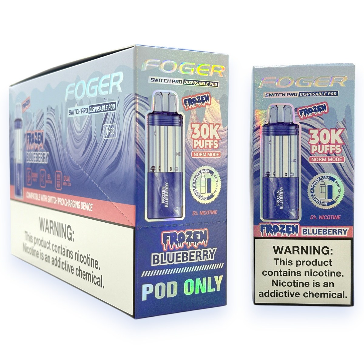 FOGER SWITCH PRO POD 30000 5% - FROZEN BLUEBERRY
