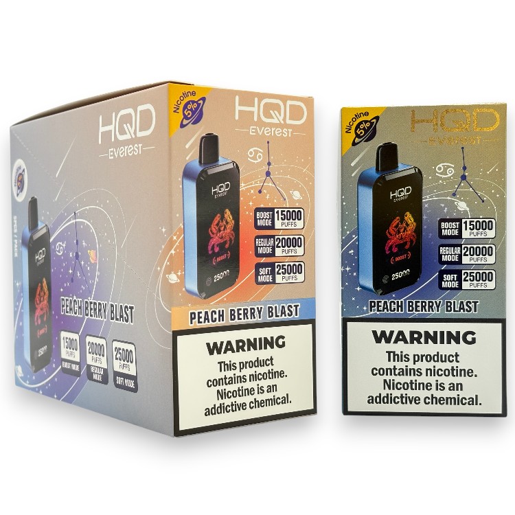 HQD EVEREST 25000 5% - PEACH BERRY BLAST
