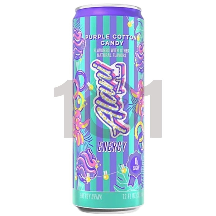 ALANI NU ZERO SUGAR ENERGY DRINK12OZ CAN - PURPLE COTTON CANDY
