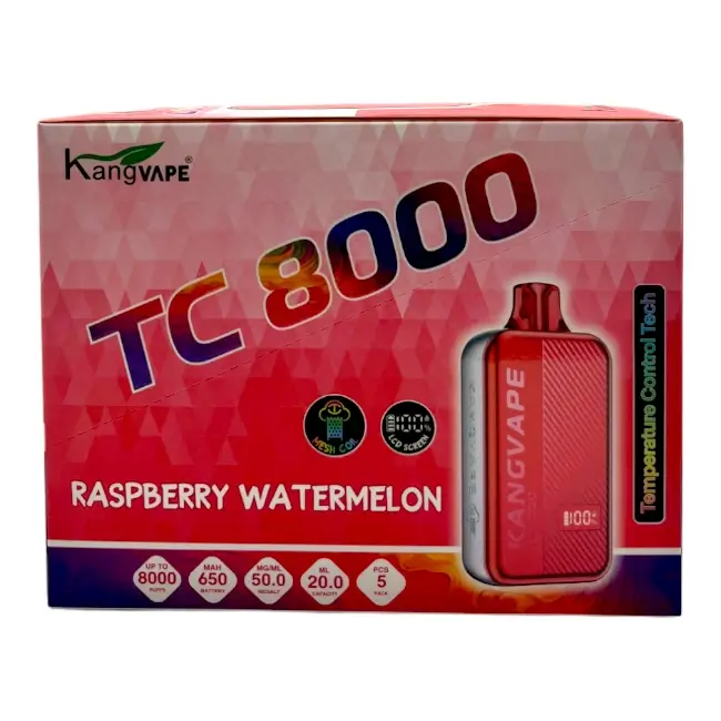 KANGVAPE TC8000 5% - RASPBERRY WATERMELON