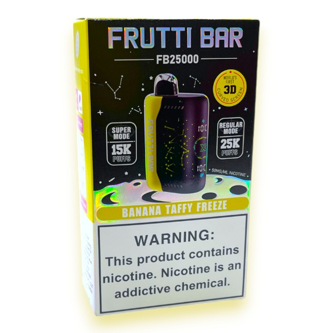 FRUTTI BAR FB25000 5% - BANANA TAFFY FREEZE