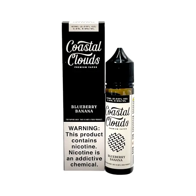 COASTAL CLOUDS 6MG 60ML - BLUEBERRY BANANA