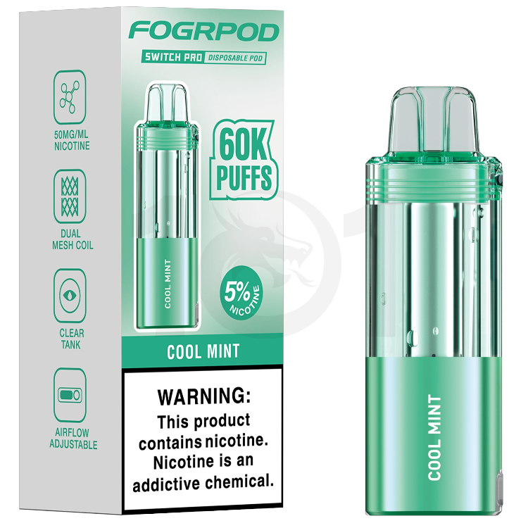 FOGRPOD 60000 SWITCH PRO POD 5% - COOL MINT