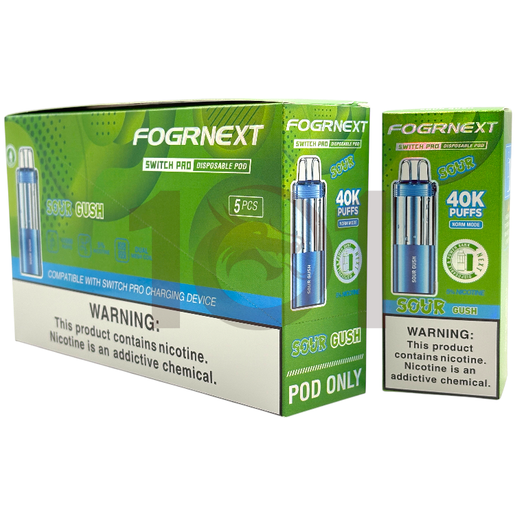 FOGRNEXT 40000 SWITCH PRO POD 5% - SOUR GUSH