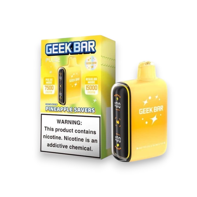 GEEK BAR PULSE 15000 5% - PINEAPPLE SAVERS