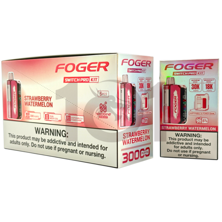 FOGER NIXODINE SWITCH PRO 30000 POD DEVICE 5% - STRAWBERRY WATERMELON