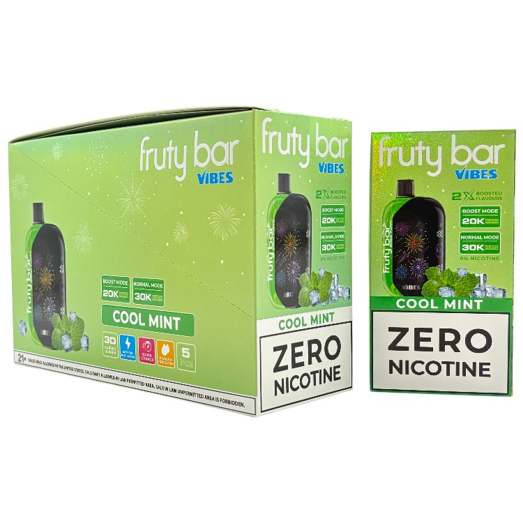 FRUTY BAR VIBES 30000 0% - COOL MINT