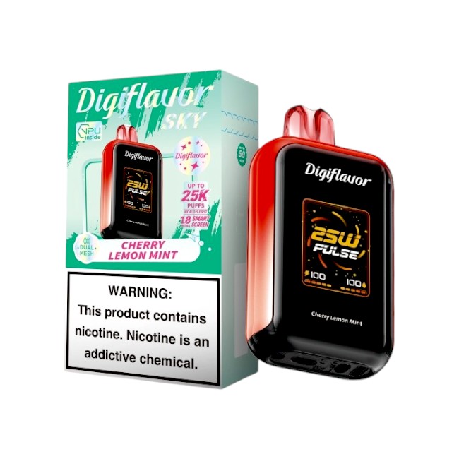 DIGIFLAVOR SKY 25000 5% - CHERRY LEMON MINT