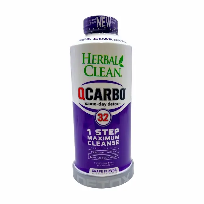 HERBAL CLEAN Q CARBO 32OZ - GRAPE FLAVOR