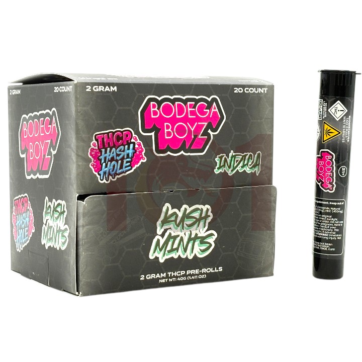 BODEGA BOYZ HASH HOLE LR THCP 2GM - INDICA KUSH MINTS