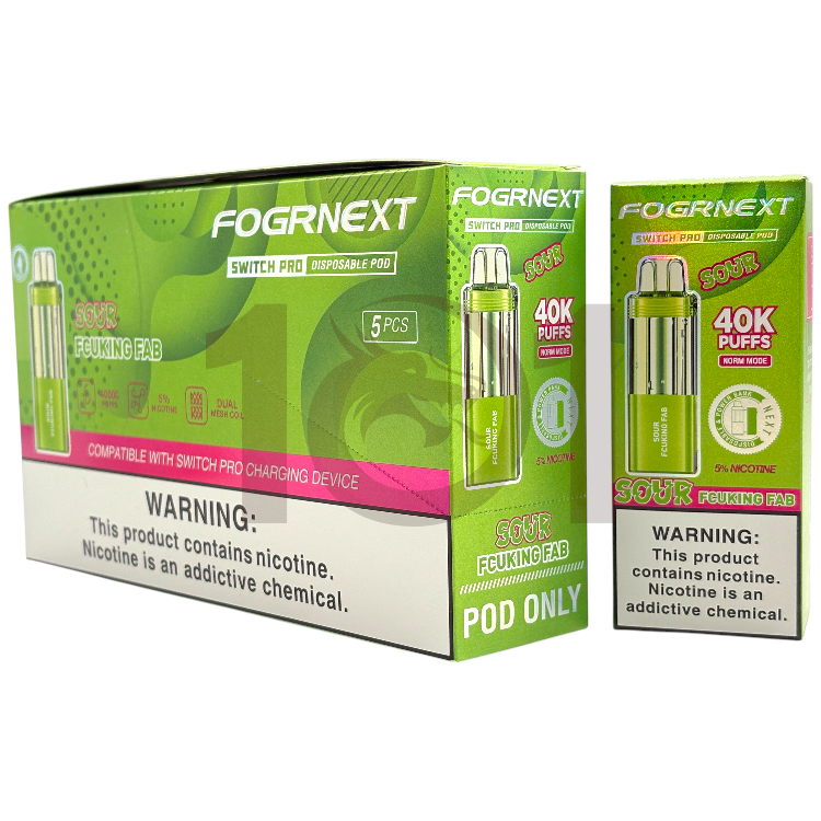 FOGRNEXT 40000 SWITCH PRO POD 5% - SOUR FCUKING FAB