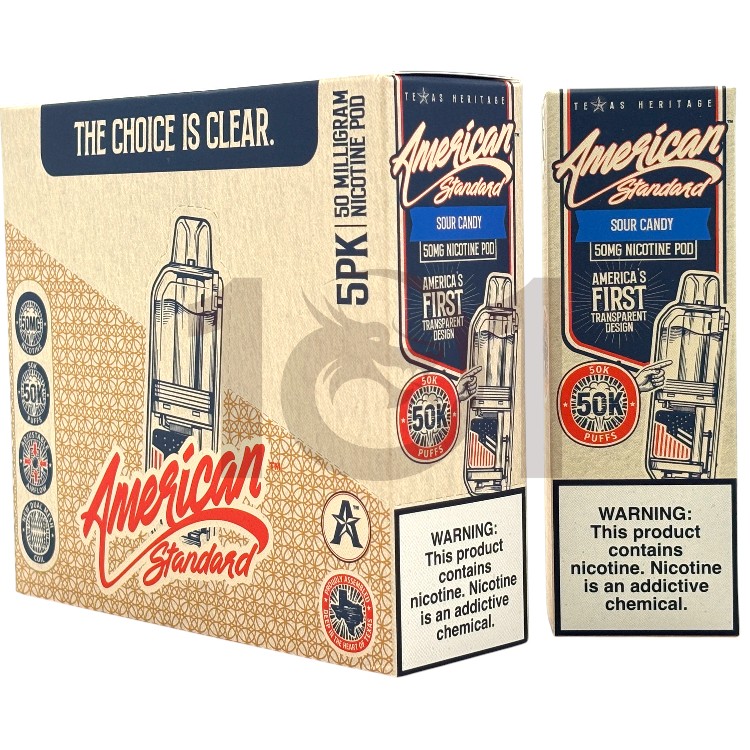 AMERICAN STANDARD 50000 POD 5% - SOUR CANDY