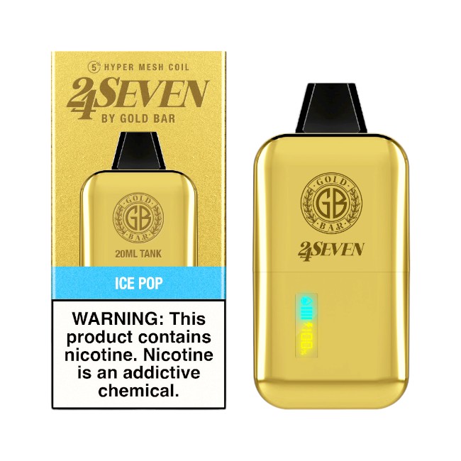 GOLD BAR 24SEVEN 24000 5% - ICE POP