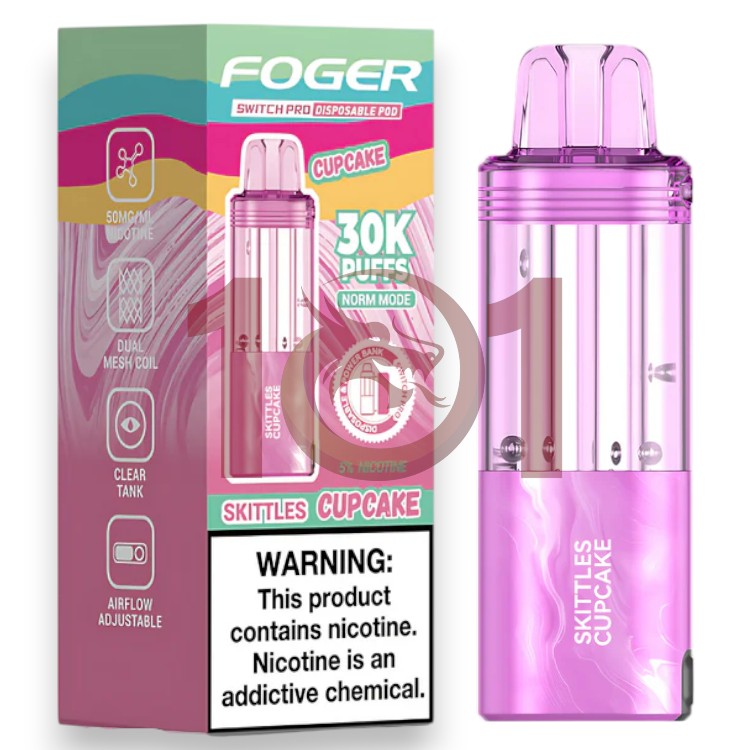 FOGER SWITCH PRO POD 30000 5% - SKITTLES CUPCAKE