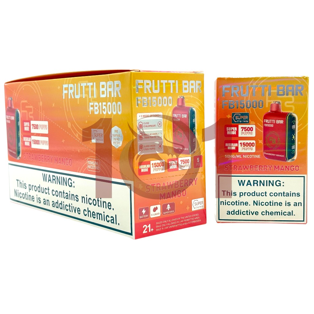 FRUTTI BAR FB15000 5% - STRAWBERRY MANGO