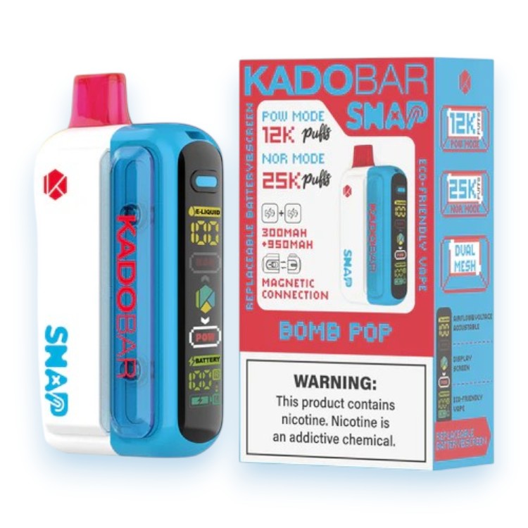 KADO BAR SWITCH PRO 25000 POD 5% - BOMB POP