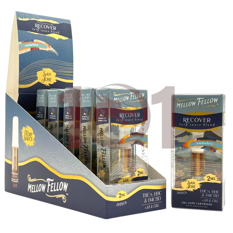 MELLOW FELLOW LR THCM+HHC+H4CBD CART 2ML INDICA - CARMELITA SAN JOSE