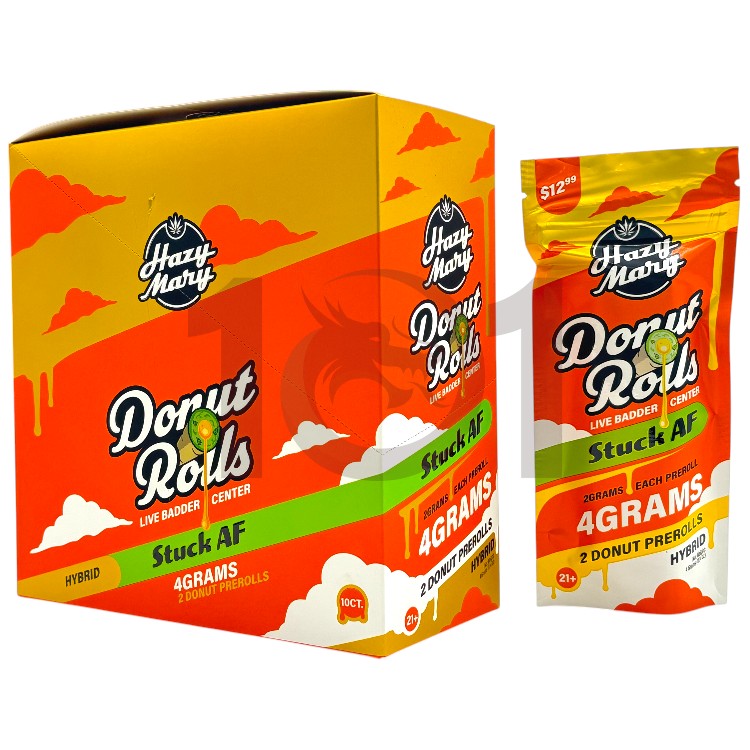 HAZY MARY DONUT ROLLS PREROLL SP 2CT/$12.99 2GM 2CT PK HYBRID - STUCK AF